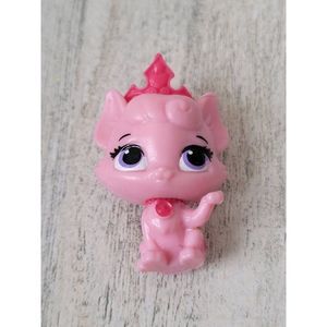 Miniature pink Tiara Crown Princess cat doll accessory pet toy